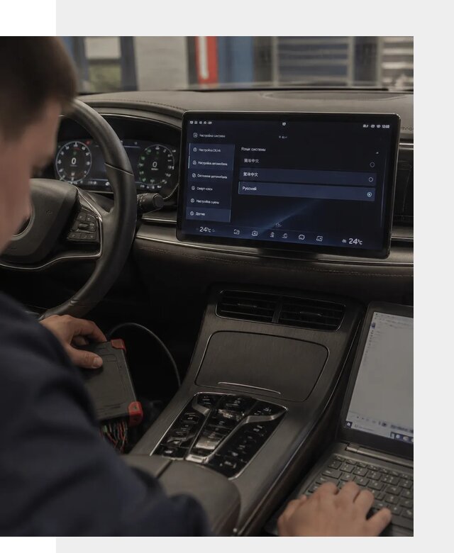 Русификация автомобиля BYD HAN для эксплуатации в Волгодонске